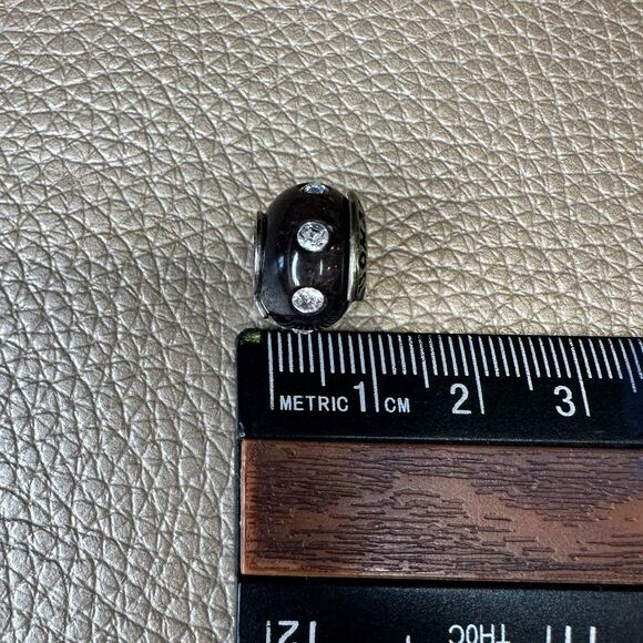 Helzberg Diamonds - Black Resin & Crystal Charm - Picture 3 of 3